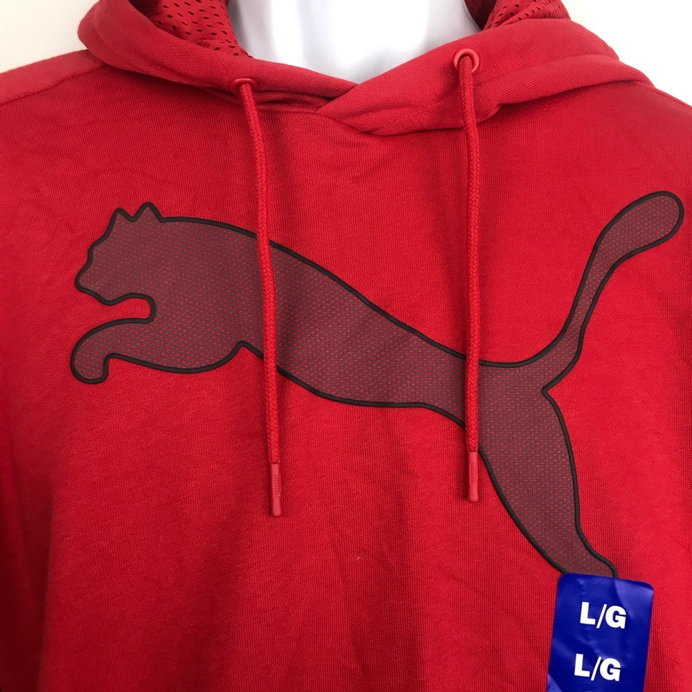 NWT Puma Men red hoodie size XXL and Large - Picture 8 of 16
